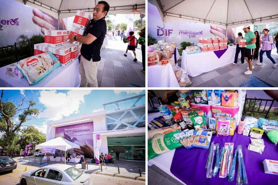 DIF Tamaulipas abre centro de acopio para apoyar a familias afectadas por los sismos en Venezuela