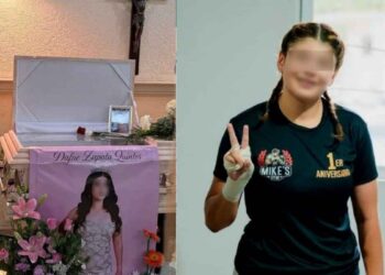 Dan el último adiós a Dafne, joven fallecida en academia militarizada de Ciudad Madero, Tamaulipas