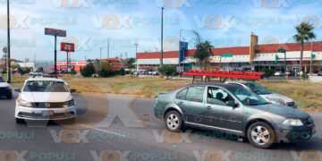 Descuido al volante provoca choque múltiple con heridos en Ciudad Victoria, Tamaulipas