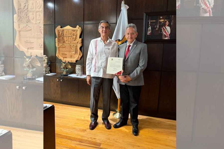 Designa gobernador Américo Villarreal a Ricardo Guerrero como nuevo secretario de Salud