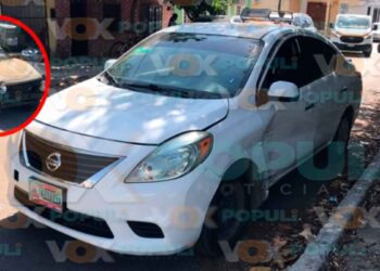 Despistado fuerte choque en Victoria (1)