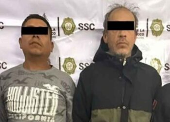 Detienen a dos hombres con droga y solventes en la Ciudad de México