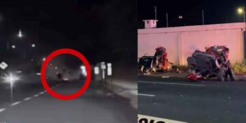 Difunden videos del fatal accidente que dejó sin vida a 4 personas en Carretera Nacional en Santiago, NL