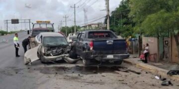Ebrio aparatoso choque Nuevo Laredo