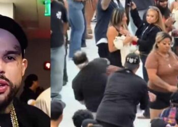 Emiliano Aguilar protagoniza pelea durante festival en Los Ángeles