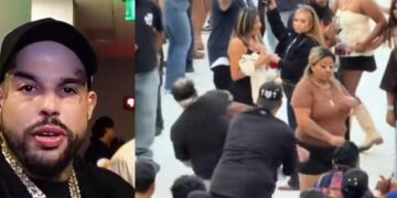 Emiliano Aguilar protagoniza pelea durante festival en Los Ángeles