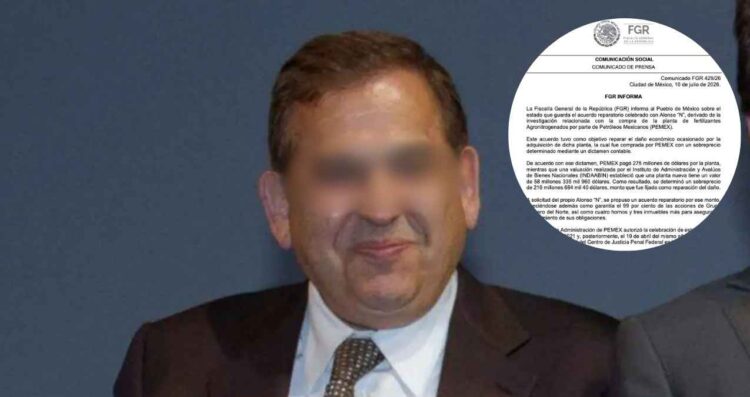 FGR acusa que Alonso Ancira no ha pagado a Pemex más de 112 mdd por caso Agronitrogenados
