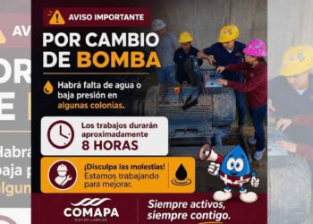 Falla en bomba afecta el servicio de agua en colonias de Nuevo Laredo, Tamaulipas