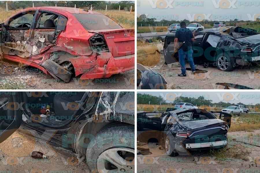 Fuerte choque deja dos heridos en Reynosa, Tamaulipas ; presuntos responsables escapan