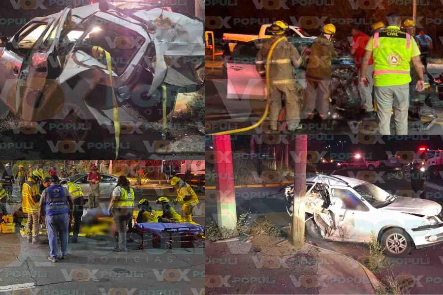 Fuerte choque deja una mujer embarazada sin vida en la carretera Victoria-Monterrey en Tamaulipas