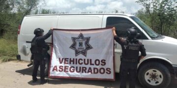 Guardia Estatal localiza y asegura camioneta con reporte de robo en Reynosa