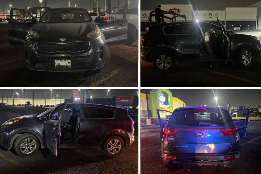 Guardia Estatal localiza y asegura vehículo con reporte de robo en el extranjero