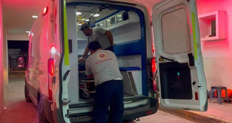 Hombre hospitalizado en El Mante