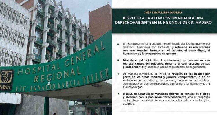 IMSS investiga denuncia contra médico por presunto maltrato en hospital de Ciudad Madero, Tamaulipas