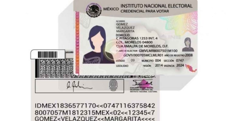 credencial INE producción