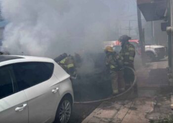 Incendio centro de Monterrey
