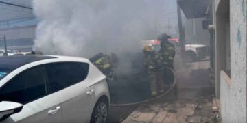 Incendio centro de Monterrey