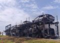 Incendio de tractocamión genera alerta en carretera Victoria-Zaragoza, Tamaulipas