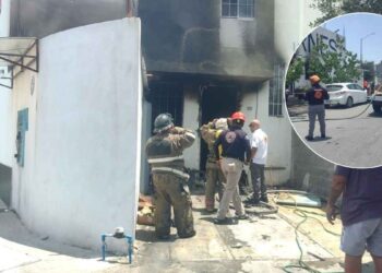 Incendio en carnicería deja daños en Juárez, Nuevo León