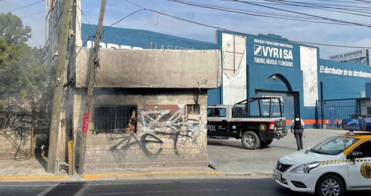 Incendio inmueble en Escobedo