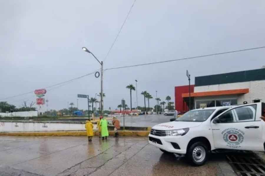 Instalan Mesa de Protección Civil ante temporada de lluvias en Ciudad Victoria, Tamaulipas