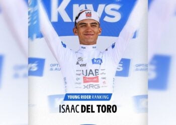 Isaac del Toro tercer lugar