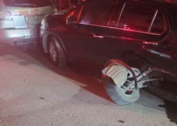 Joven aparatoso accidente en Matamoros