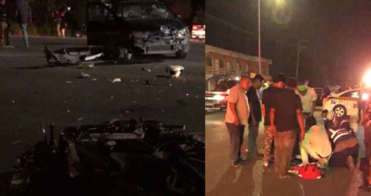 colisión avenida de la Unidad