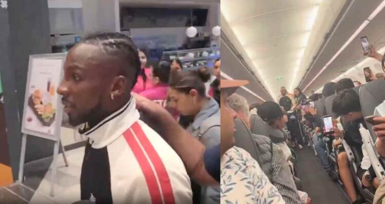Julián Quiñones arriba al Aeropuerto Internacional de Monterrey tras jugar con la Selección Mexicana
