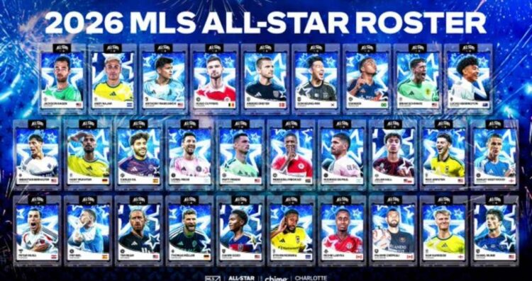 MLS presenta equipo de figuras para el Juego de Estrellas 2026