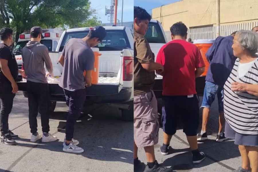 Mantienen operativo de hidratación por altas temperaturas en Nuevo Laredo, Tamaulipas