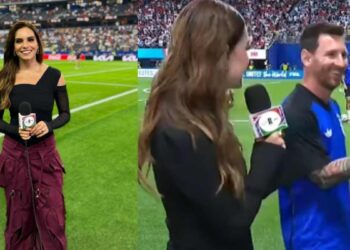 Messi y Tania Rincón protagonizan momento viral durante el Mundial 2026