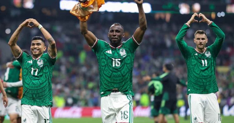 México alineación ante Inglaterra