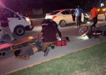 distribuidor vial El Mante choque