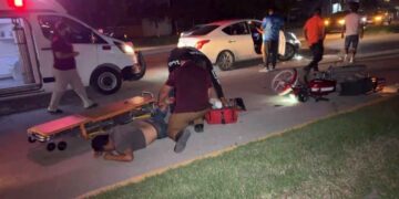 distribuidor vial El Mante choque
