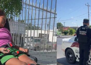 Mujer golpeada en Matamoros