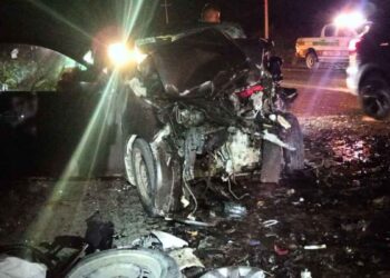 Niña pierde la vida tras aparatoso accidente en Marín, Nuevo León; hay 4 lesionados
