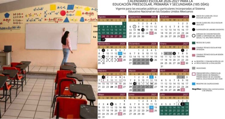 Oficial SEP calendario escolar