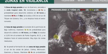 Onda tropical 18 podría evolucionar a ciclón tropical, según el SMN: ¿Cuándo?