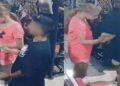 Pareja robando mercancía en Cadereyta