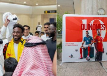Quiñones recibido Arabia Saudita