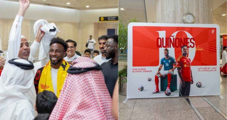 Quiñones recibido Arabia Saudita