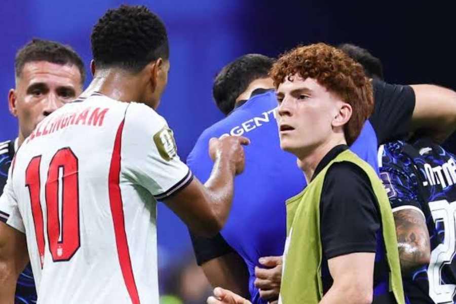 Revelan la razón del golpe de Jude Bellingham a Valentín Barco