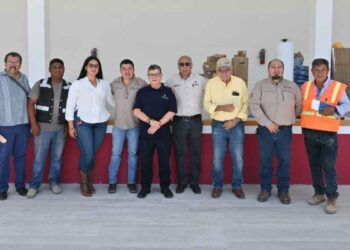 Supervisan avance de la Estación Cuarentenaria Estatal “La Gloria”