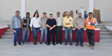 Supervisan avance de la Estación Cuarentenaria Estatal “La Gloria”