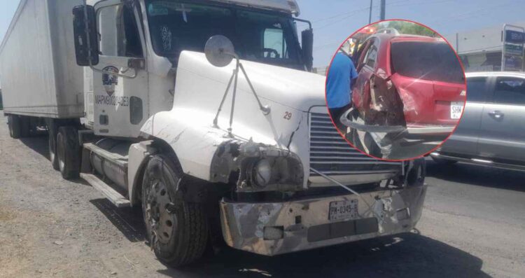 Tráiler lesionados en Guadalupe