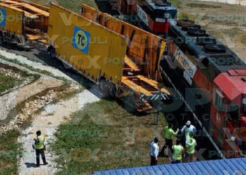 Tren choca nodriza Altamira