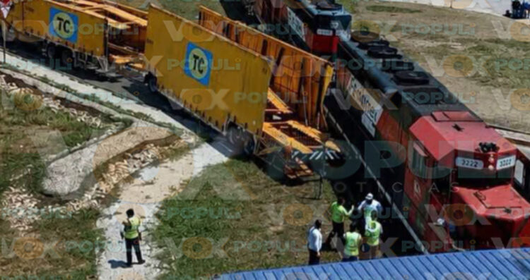 Tren choca nodriza Altamira