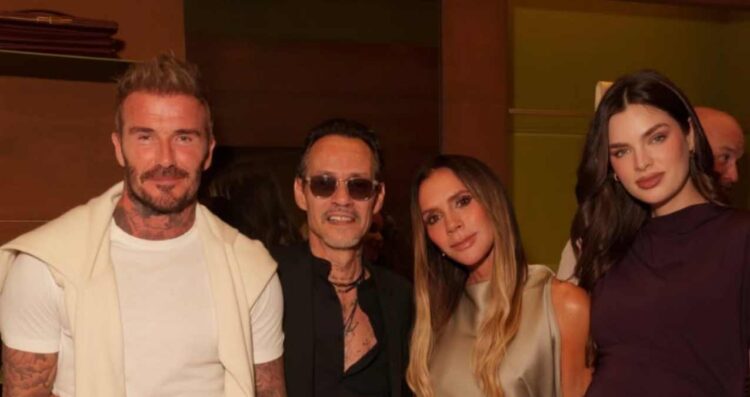 Victoria Beckham celebra su nueva boutique en Miami junto Nadia Ferreira y Marc Anthony