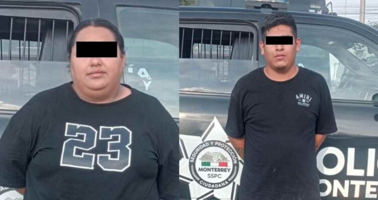 auto robado pareja Monterrey